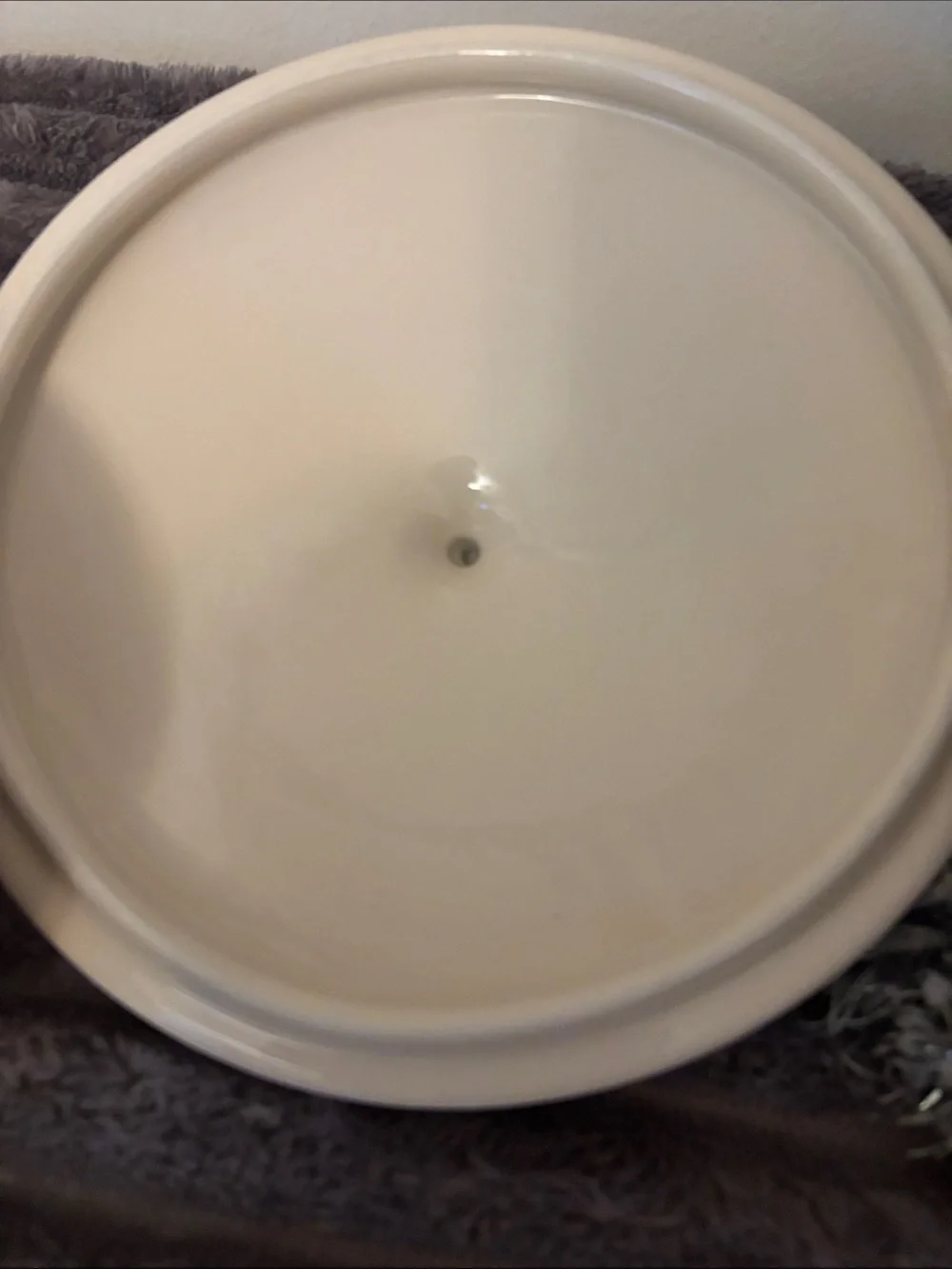 Longaberger Pottery Woven Traditions Covered Casserole Dish Blue 8 1/4